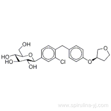 D-Glucitol, 1,5-anhydro-1-C-[4-chloro-3-[[4-[[(3S)-tetrahydro-3-furanyl]oxy]phenyl]m ethyl]phenyl]-,( 57190020,1S)- CAS 864070-44-0